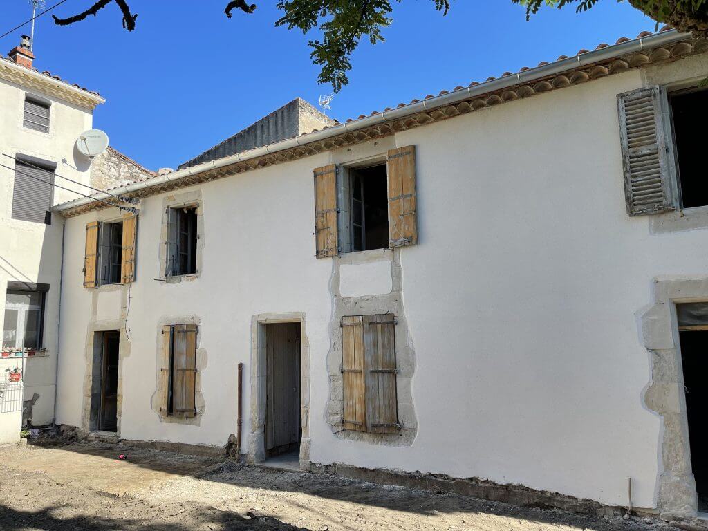 Bati Réno - Façade rénovée à la chaux - Tarn
