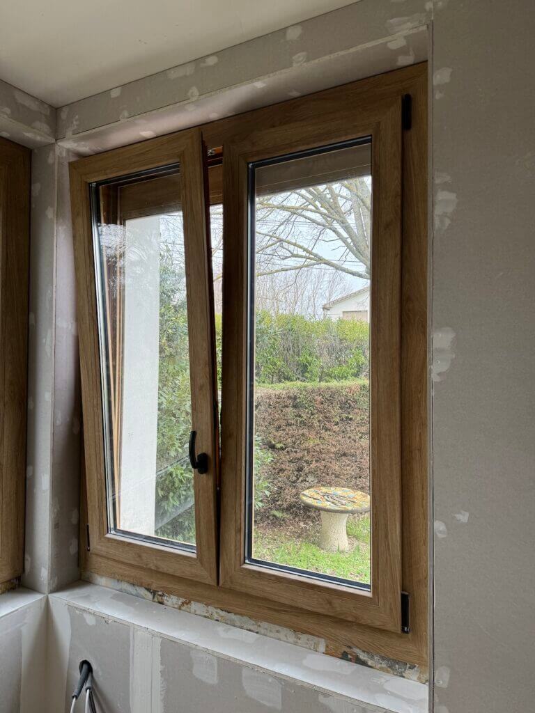 Menuiseries PVC Chêne clair - Castres Tarn - BATIRENO