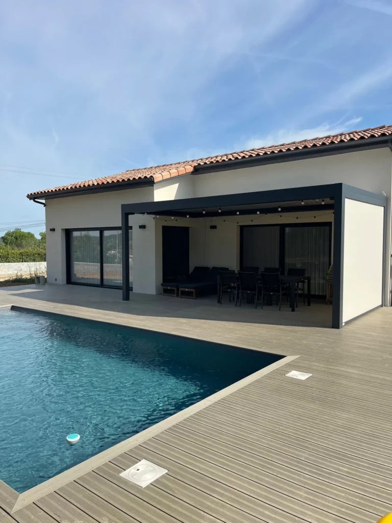 Installation pergola bioclimatique castres