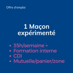Recrutement un maçon BATI RENO 