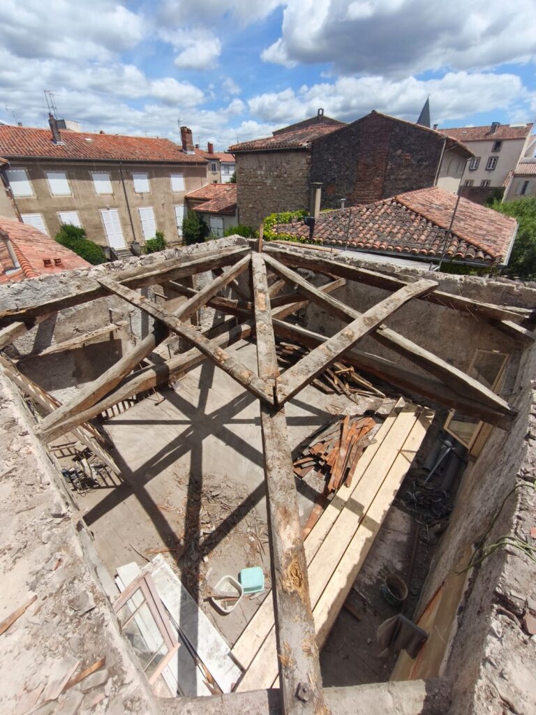Renforcement de charpente castres BATI RENO